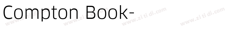 Compton Book字体转换
